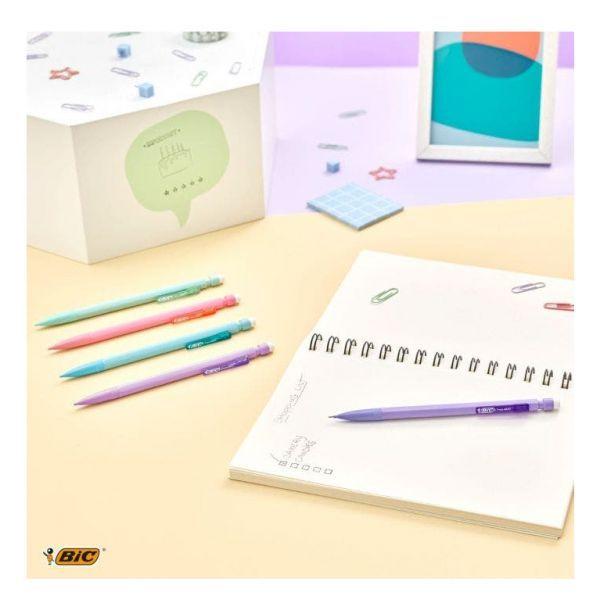 Lapiseira BIC Matic Pastel (0,7 mm - HB - 12 unidades - Cores pastel sortidas), miniatura 2