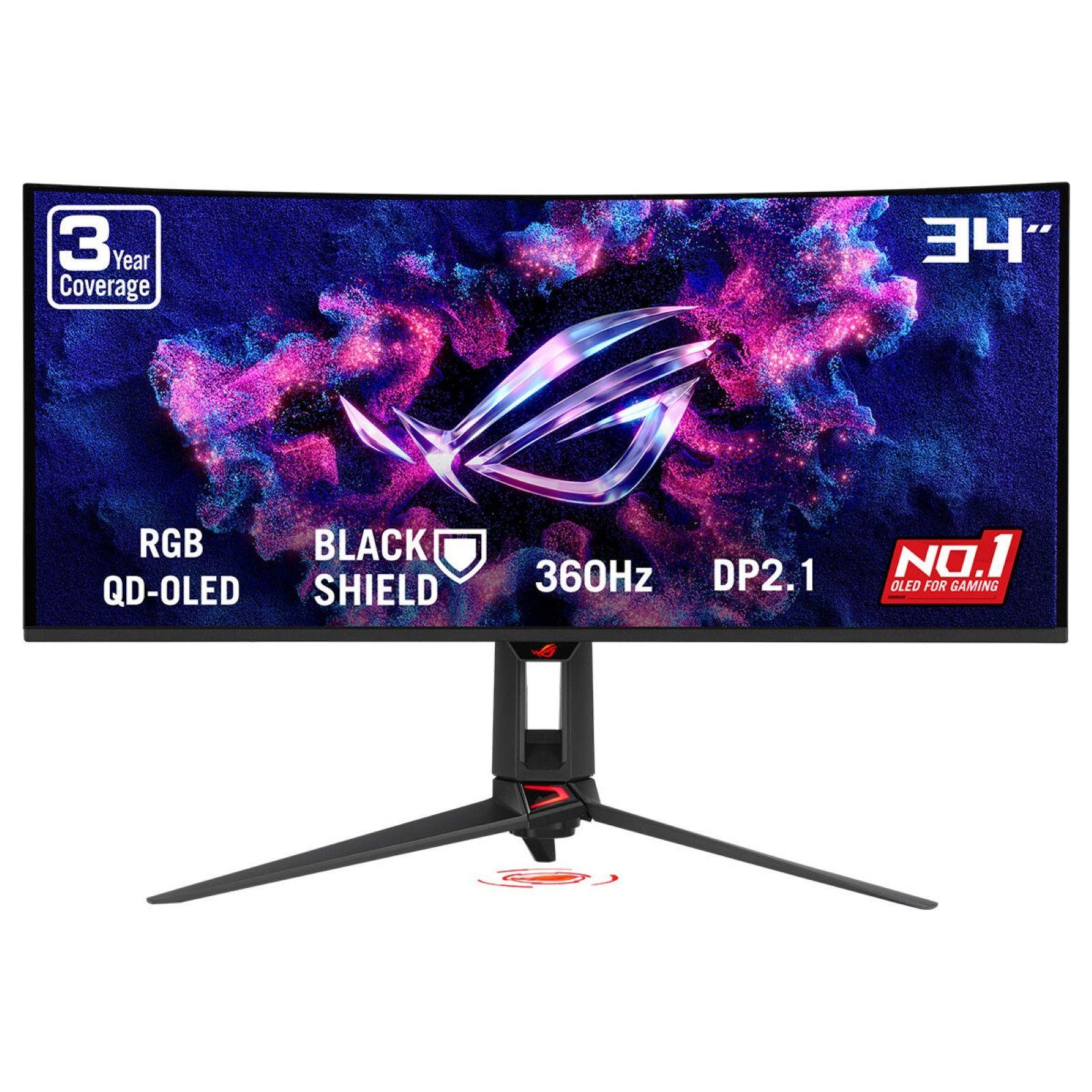 Monitor ASUS ROG Swift PG34WCDN (34" - OLED - 360 Hz - Preto)
