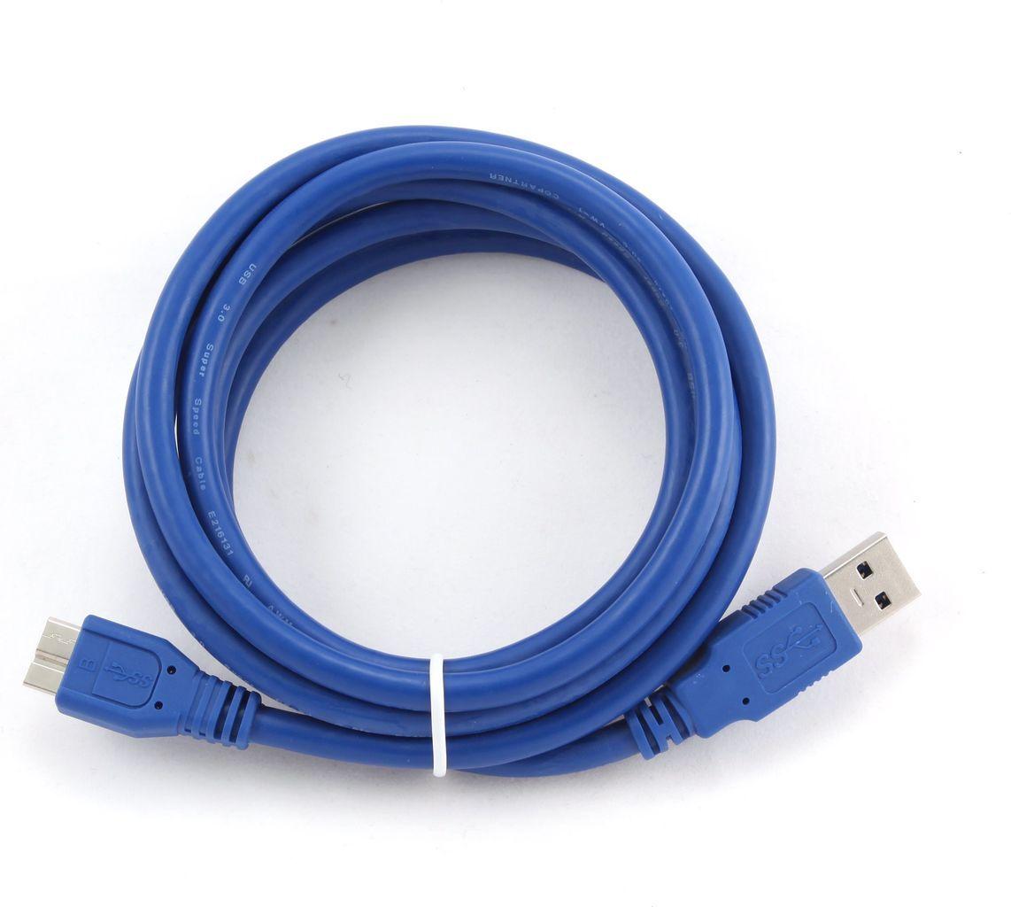 Cabo USB GEMBIRD CCP-MUSB3-AMBM-0.5M (0,5 m - USB Tipo-A - Micro-USB B - Azul)