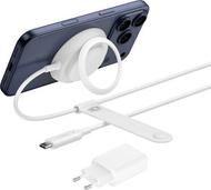 Carregador Sem Fios BELKIN UltraCharge Mag Charger WIA014KQWH (Qi2 - Smartphone - Tipo C - Branco)