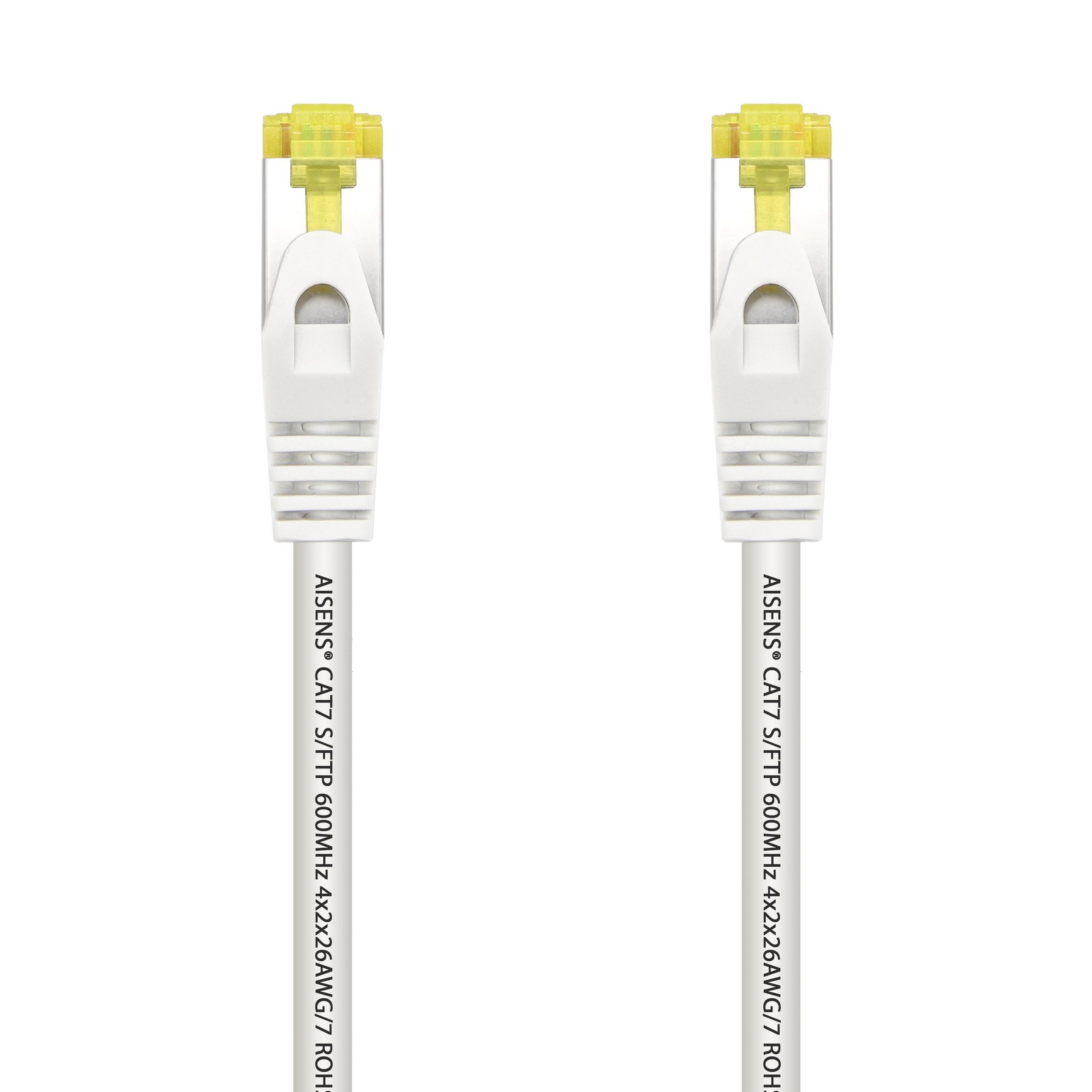 Cabo de Rede RJ45 AISENS A146-0491 (2 m - Cat7 - RJ-45 - Branco)