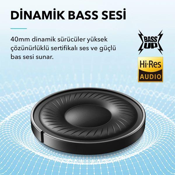 Auscultadores SOUNDCORE Q20i (Versão 5 - USB-C - Até 90% - Azul), miniatura 3