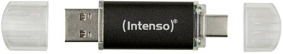 Pen USB INTENSO Twist Line (USB-A / USB-C - USB Type-A / USB Type-C - 3.2 Gen 1 - Antracite) — miniatura 2