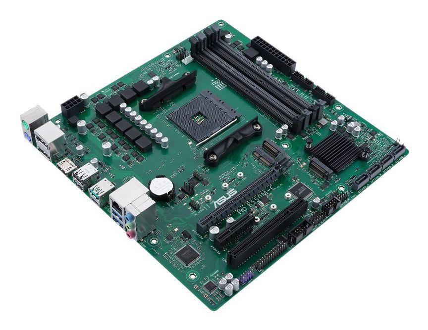 Motherboard ASUS PRO B550M-C/CSM (AM4 - micro ATX - Duplo canal - Preto) — miniatura 4