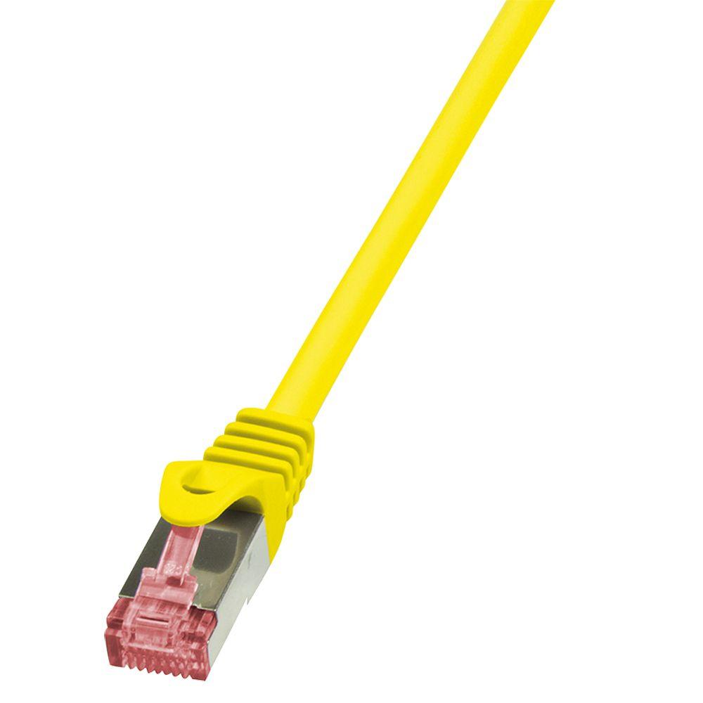 Cabo de Rede LOGILINK CQ2097S (10 m - Cat6 - RJ-45 - Amarelo)
