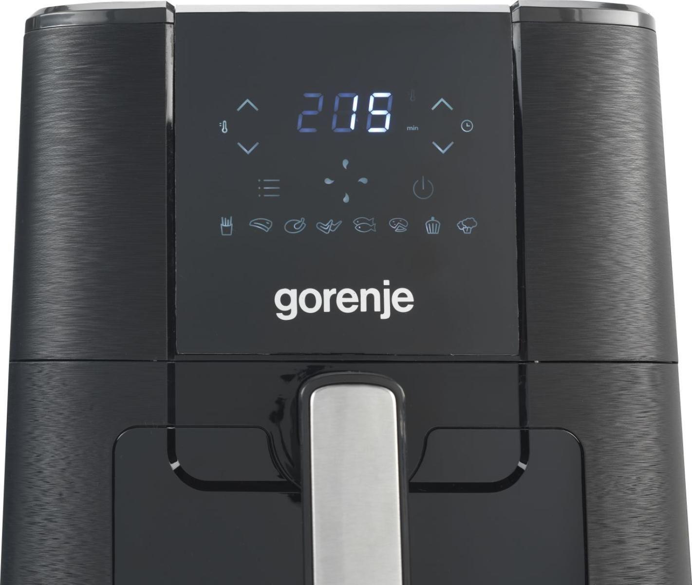 Fritadeira a Ar Quente Independente GORENJE AF1350DWB (1350 W - 200 °C - 80 °C - Preto), miniatura 5