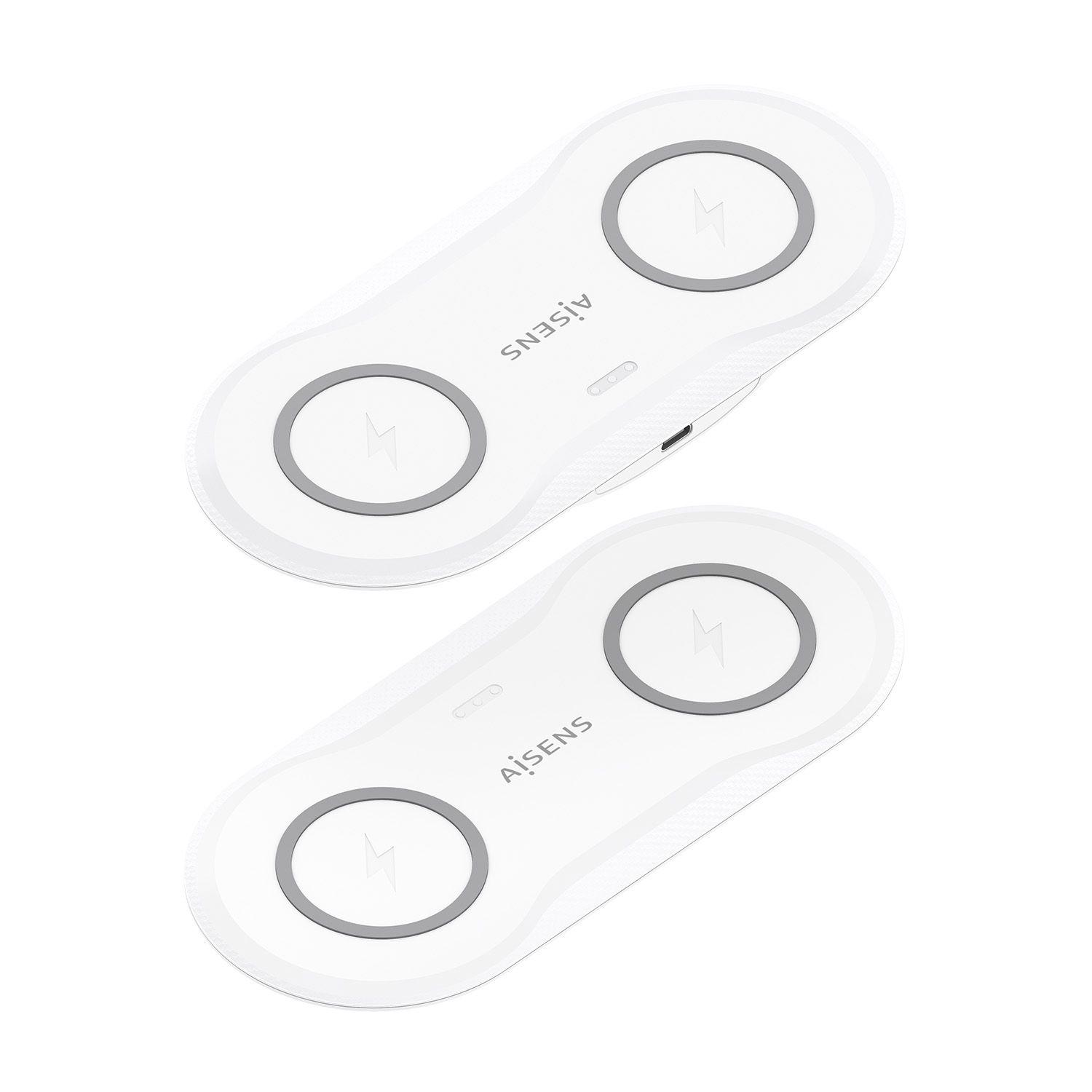 Carregador Sem Fios AISENS ASCH-15W2WC059-W (Auscultadores, Smartphone - Qi - Branco), miniatura 4