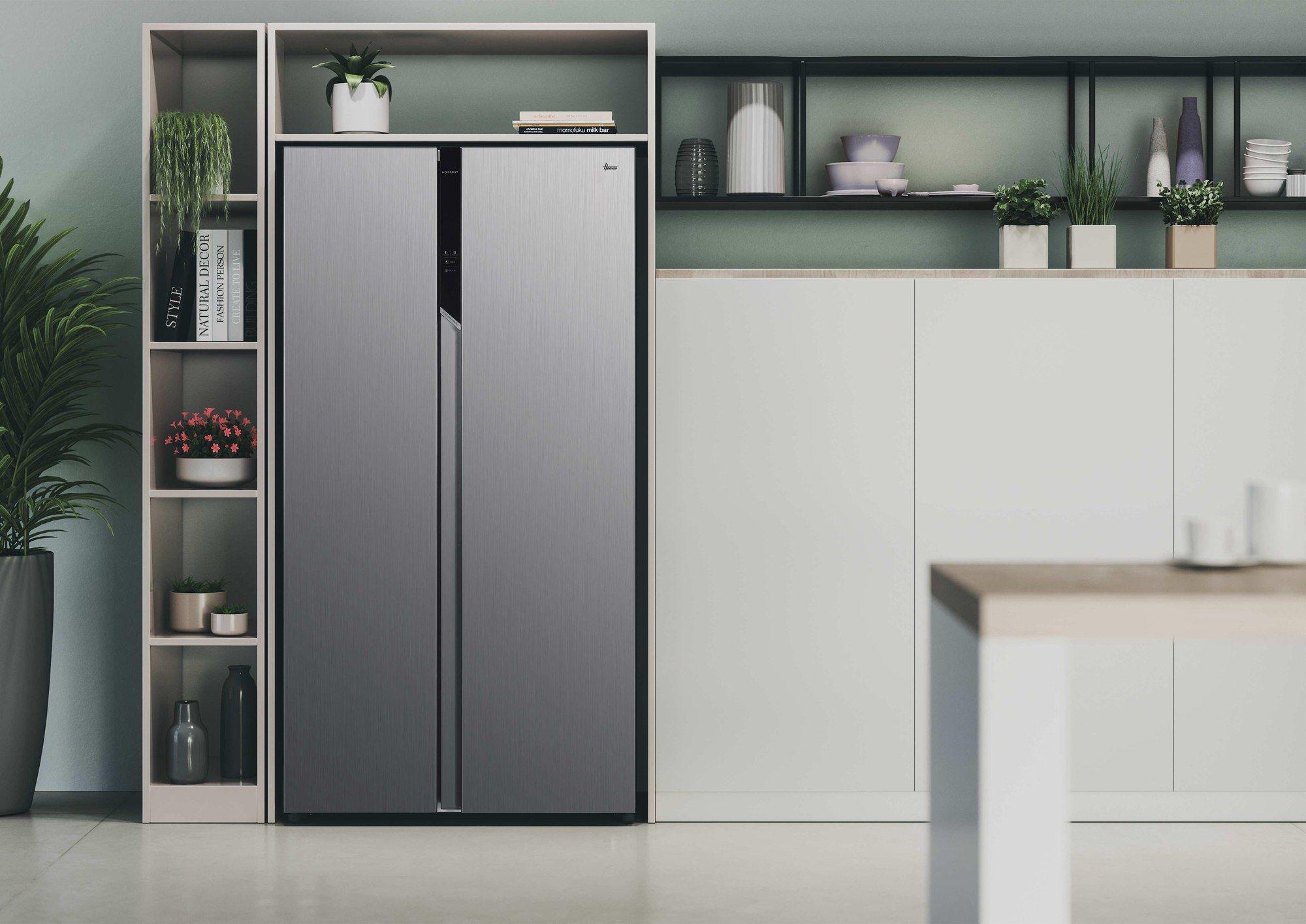 Frigorífico Americano Independente HOOVER HHSBSO6174DX (532 L - 177x91x67 cm - 177 cm - Inox), miniatura 10