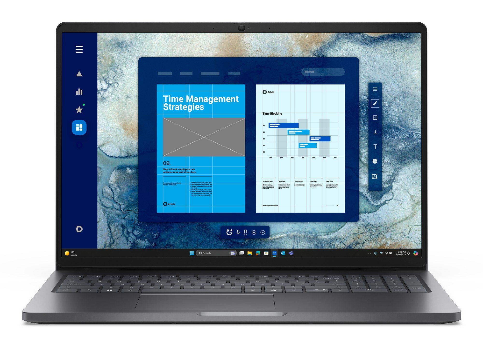 Computador Portátil DELL Pro 16 PC16250 (Intel Core Ultra 5 225U - 1 x 16 GB - 16" - Preto)