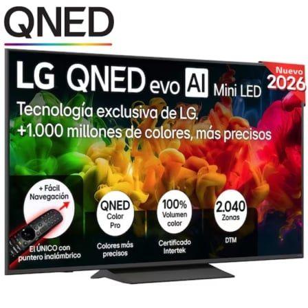 Televisão LG TV 65QNED8EB3B (65" - QNED - 4K Ultra HD - Preto) — miniatura 3