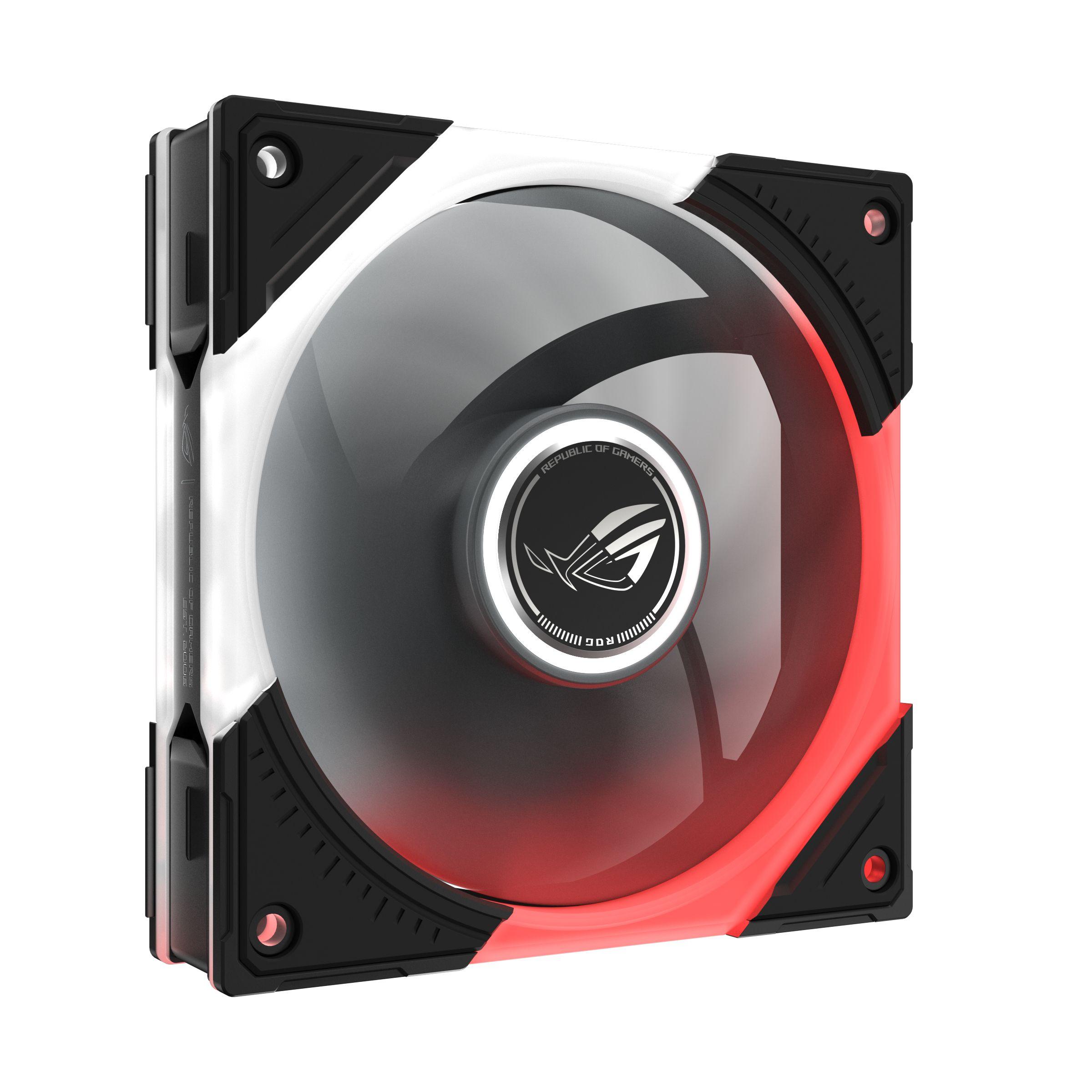 Conjunto de Ventoinhas para Caixa de Computador ASUS ROG Eurux GR120 ARGB Reversa (Preto e Branco), miniatura 11