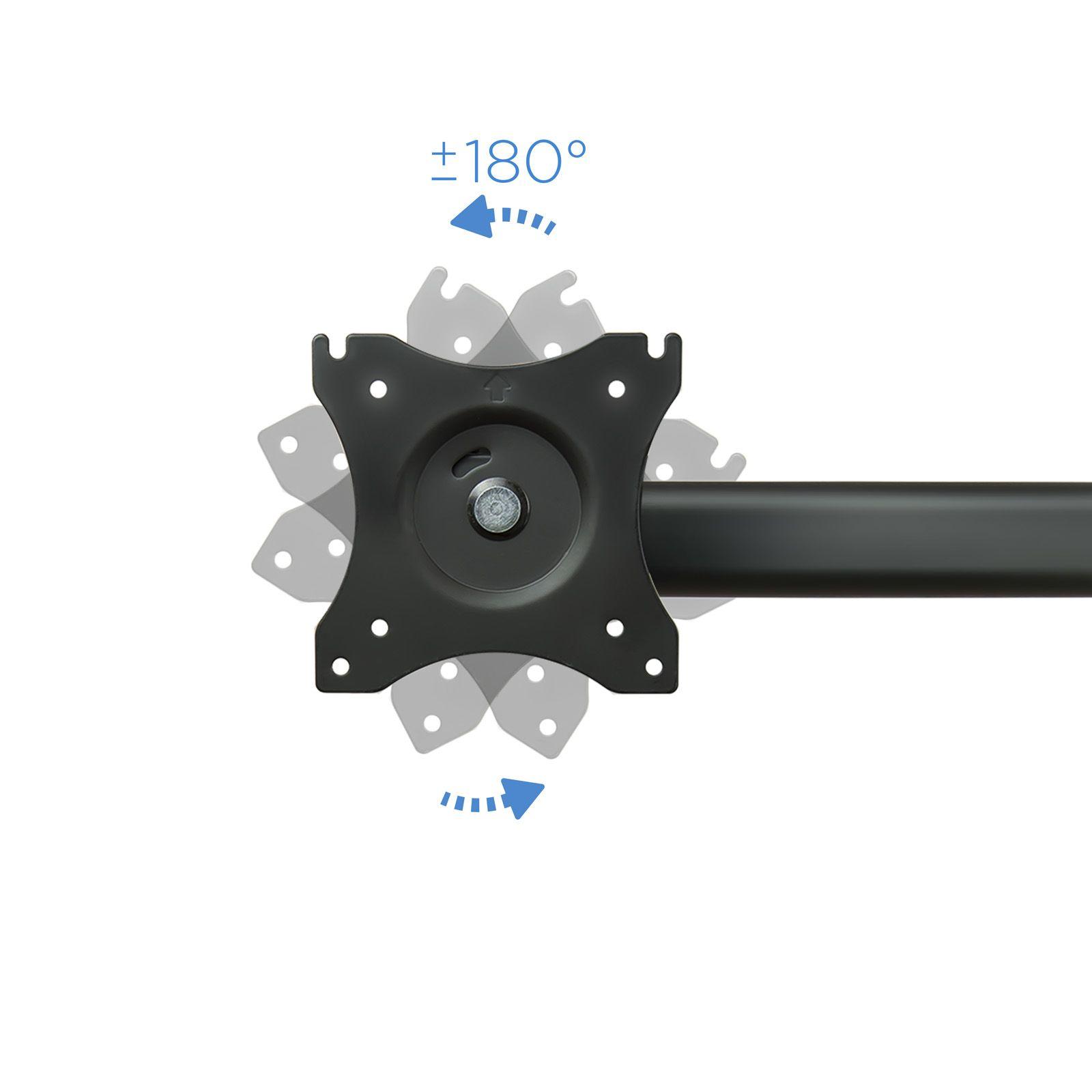 Suporte de Mesa para 3 Monitores TOOQ DB1327TN-B (13"-27" - 8 kg por braço - Preto), miniatura 5