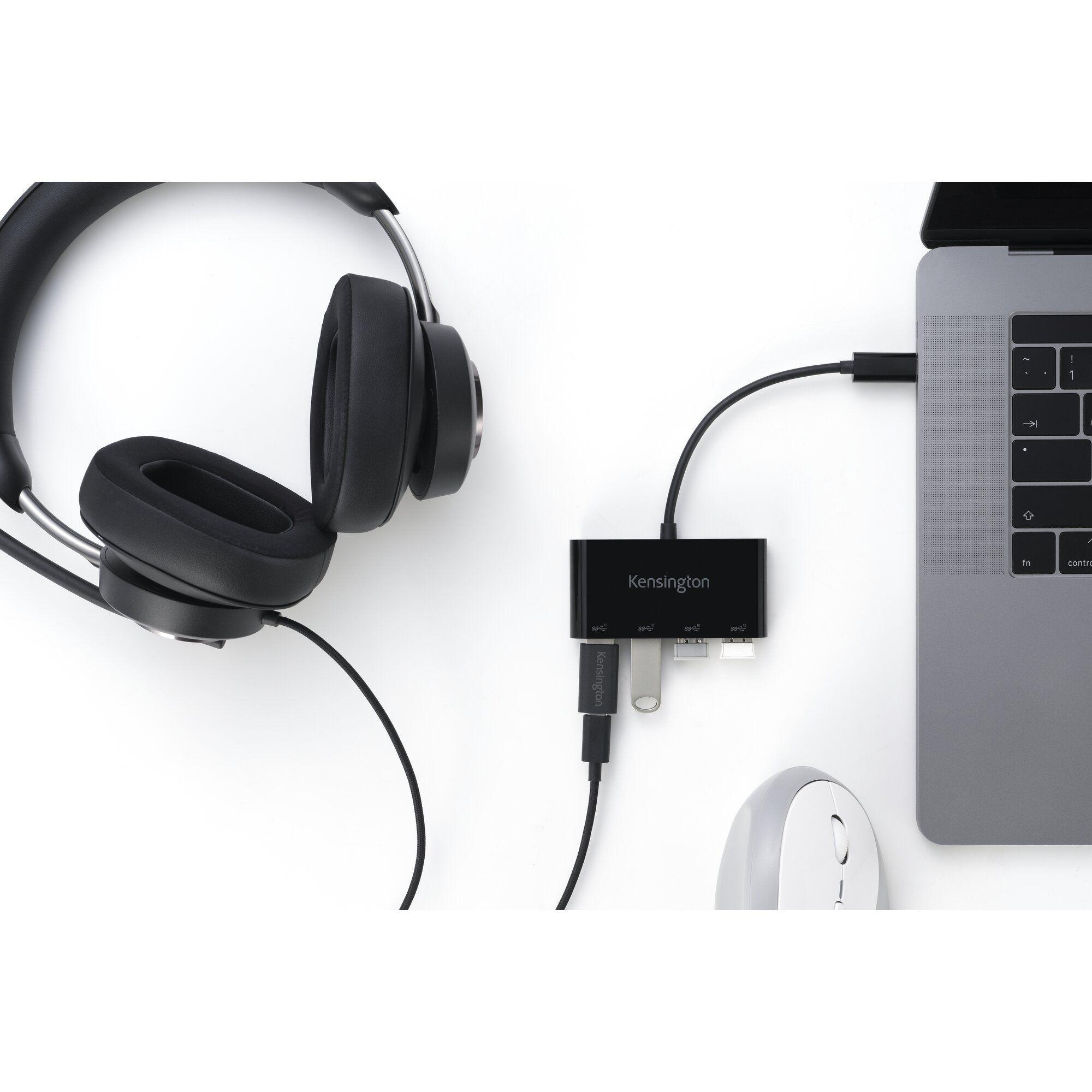 Hub USB-C KENSINGTON CH1200 (Preto) — miniatura 2