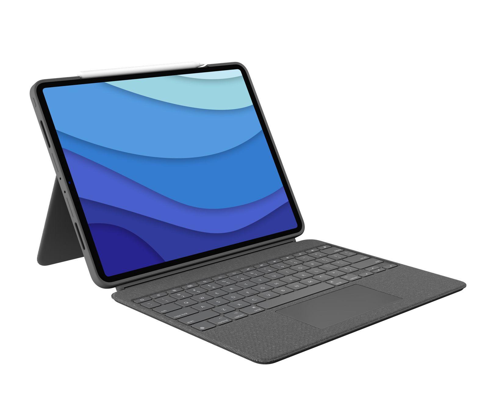 Teclado LOGITECH Combo Touch (Layout IT - Smart Connector - 12,9" - Cinzento Oxford) — miniatura 2
