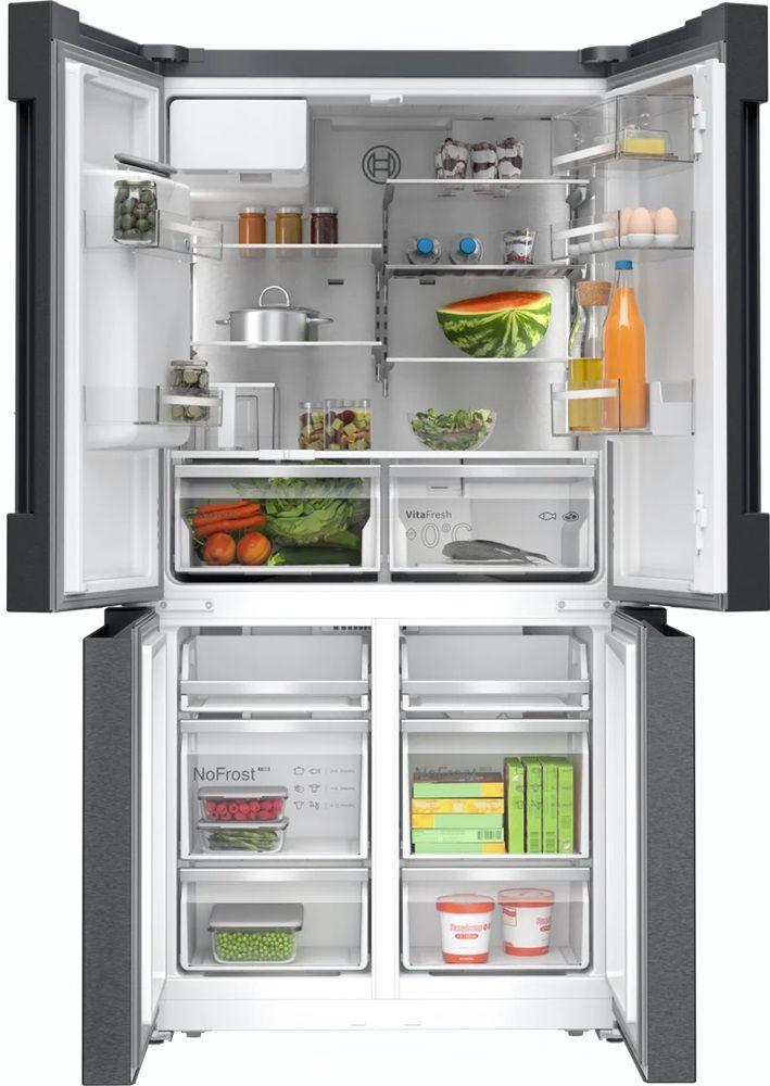 Frigorífico Americano Independente BOSCH KFI96AXEA (574 L - Home Connect - 183x90,5x73,1 cm - Preto/Inox), miniatura 2