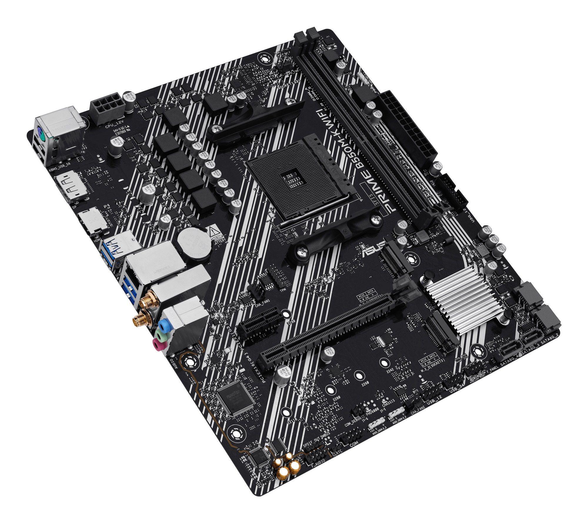 Motherboard ASUS PRIME B550M-K (WI-FI) (AM4 - Micro ATX - Duplo canal - Multicor) — miniatura 6