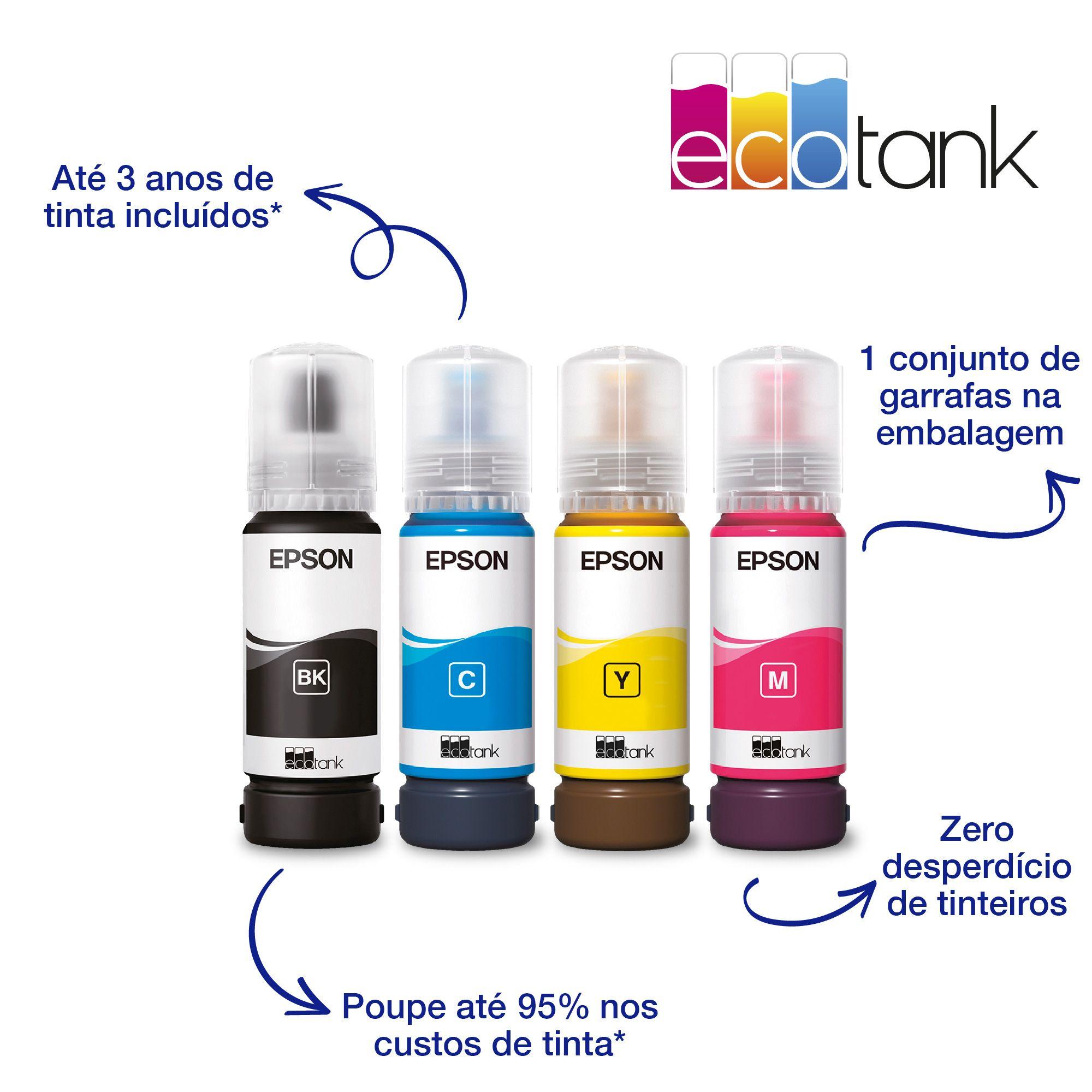 Impressora Multifunções EPSON EcoTank ET-2861 (A4 - Impressão a cores - 100 folhas - Preto) — miniatura 8