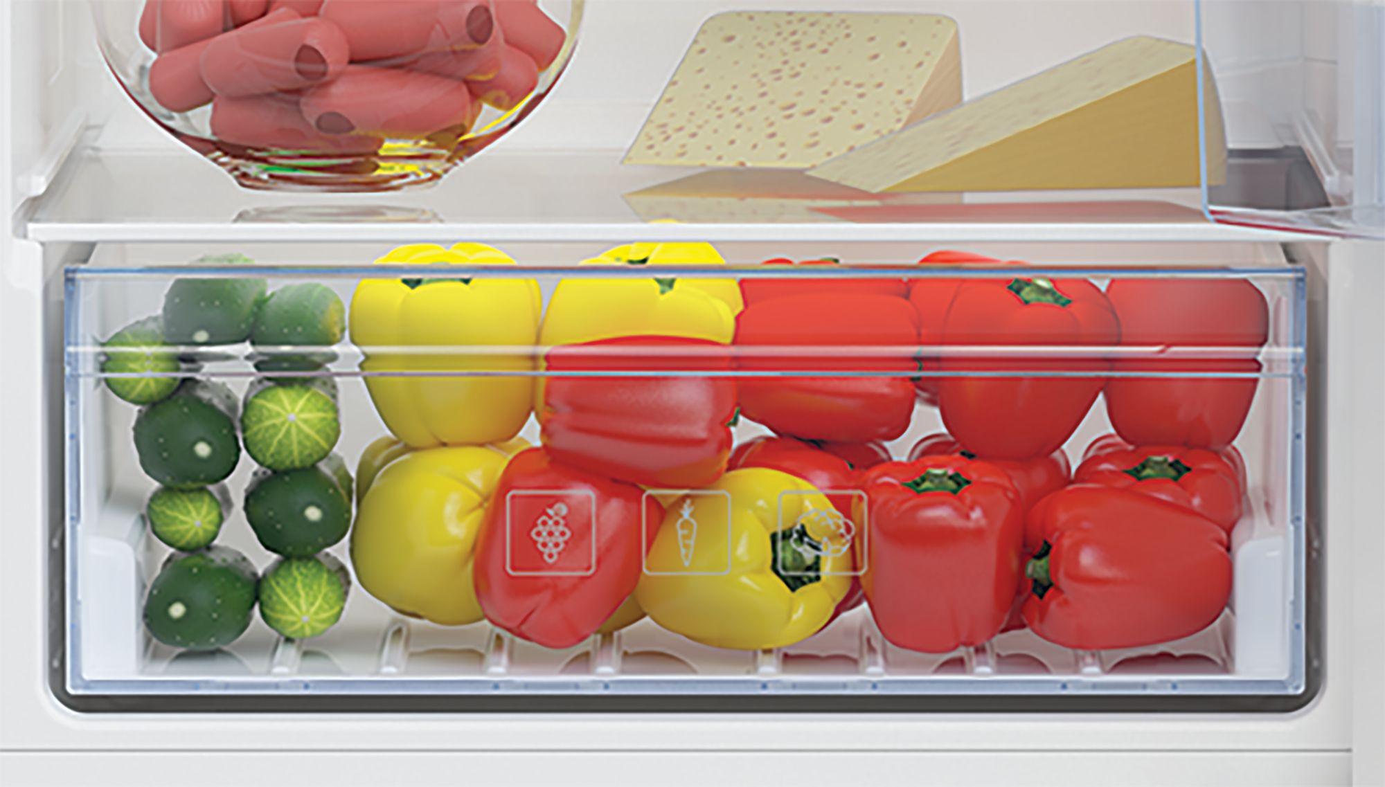 Frigorífico Combinado de Encastre BEKO BCSA285K4SN (271 L - 177,5x54x54,5 cm - 178 cm - Branco), miniatura 2