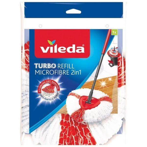 Recarga de Mopa VILEDA Turbo 2in1 (Vermelho e Branco)