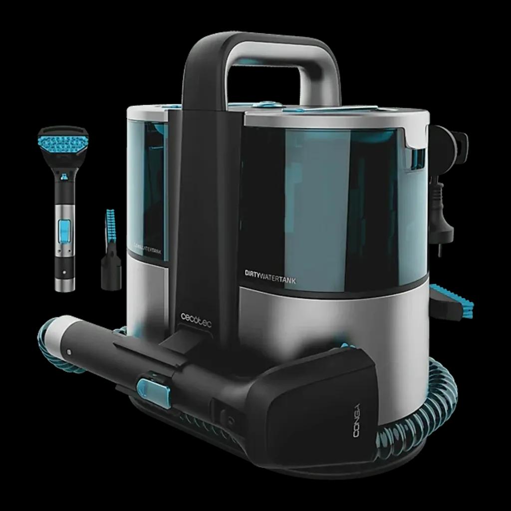 Aspirador de Estofos CECOTEC Conga 4000 Carpet&Spot Clean XL (12 kPa - 0,85 L - Tapete, colchão e estofos - Preto)