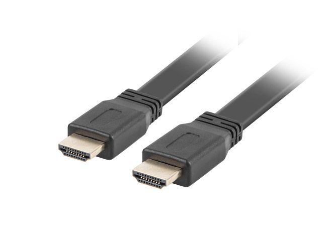 Cabo HDMI LANBERG CA-HDMI-21CU-0050-BK (5 m - 144 Hz - HDMI Type A - Preto)