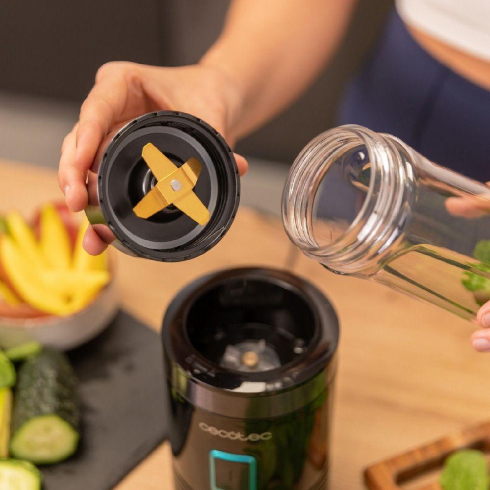 Liquidificadora CECOTEC Power Titanium 300 EasyGo (Licuadora de vaso - 350 W - 0,6 l - Preto) — miniatura 6