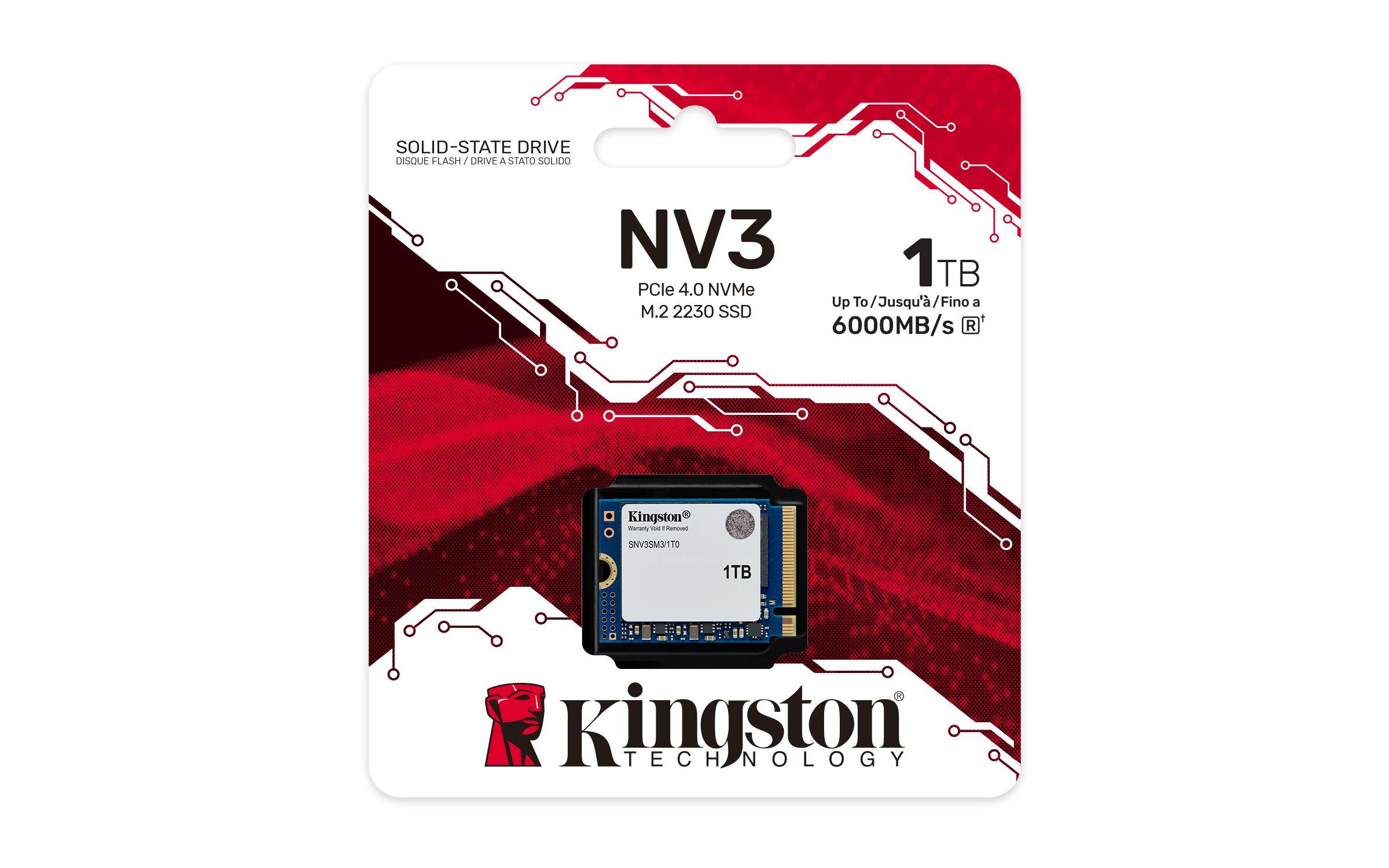 Disco SSD Interno KINGSTON NV3 (1 TB - M.2 - PCI Express 4.0 NVMe) — miniatura 3