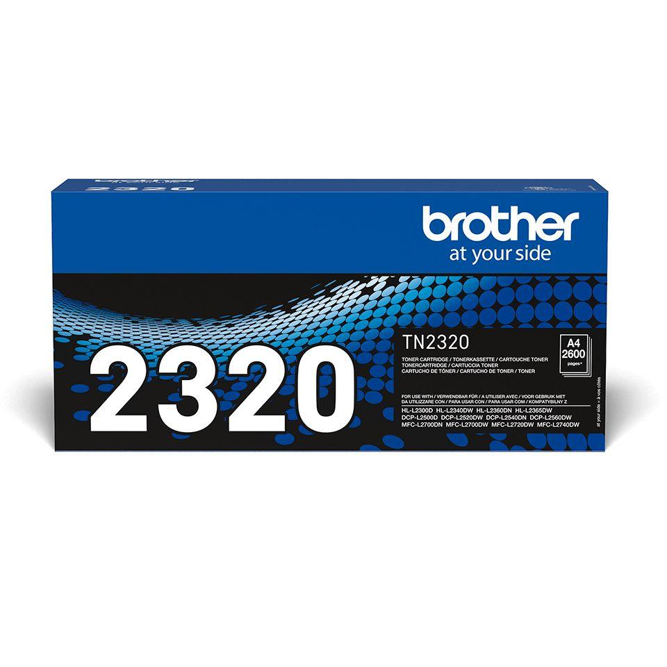 Toner BROTHER TN-2320 (2600 páginas - Preto)