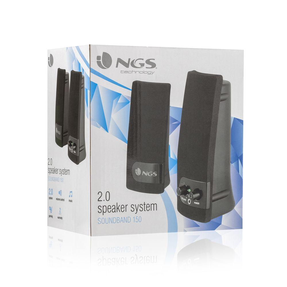 Colunas NGS SoundBand 150 (4 W - Com fios - Preto), miniatura 4