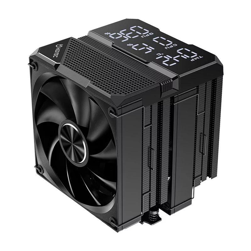 Cooler CPU HIDITEC DC40 Pro PWM (12 cm - 2 ventoinhas - 4-pin - Preto) — miniatura 2