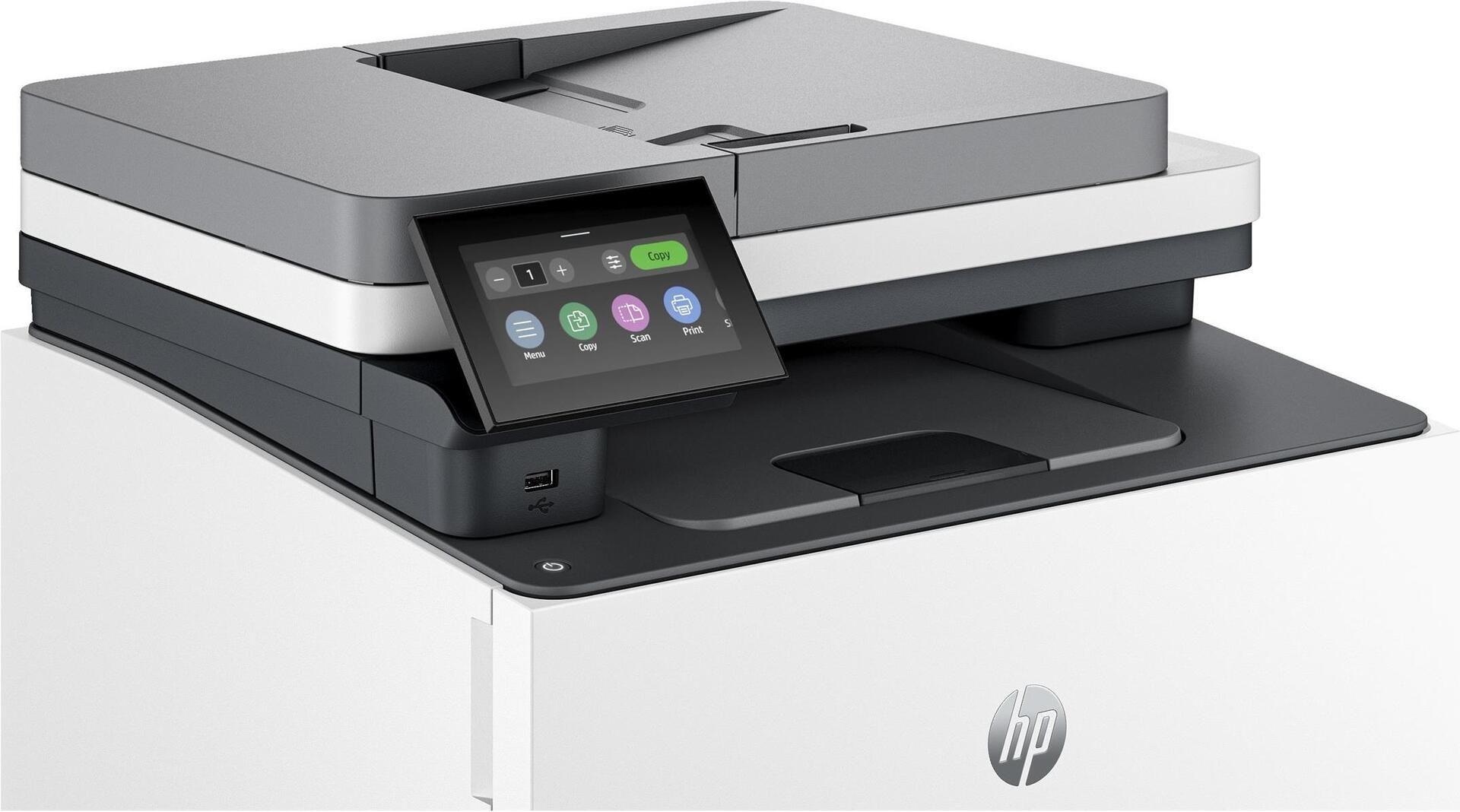 Impressora Multifuncional HP Color LaserJet Pro MFP 3302fdwg (216 x 355,6 mm - A cores - 251 folhas - Azul)
