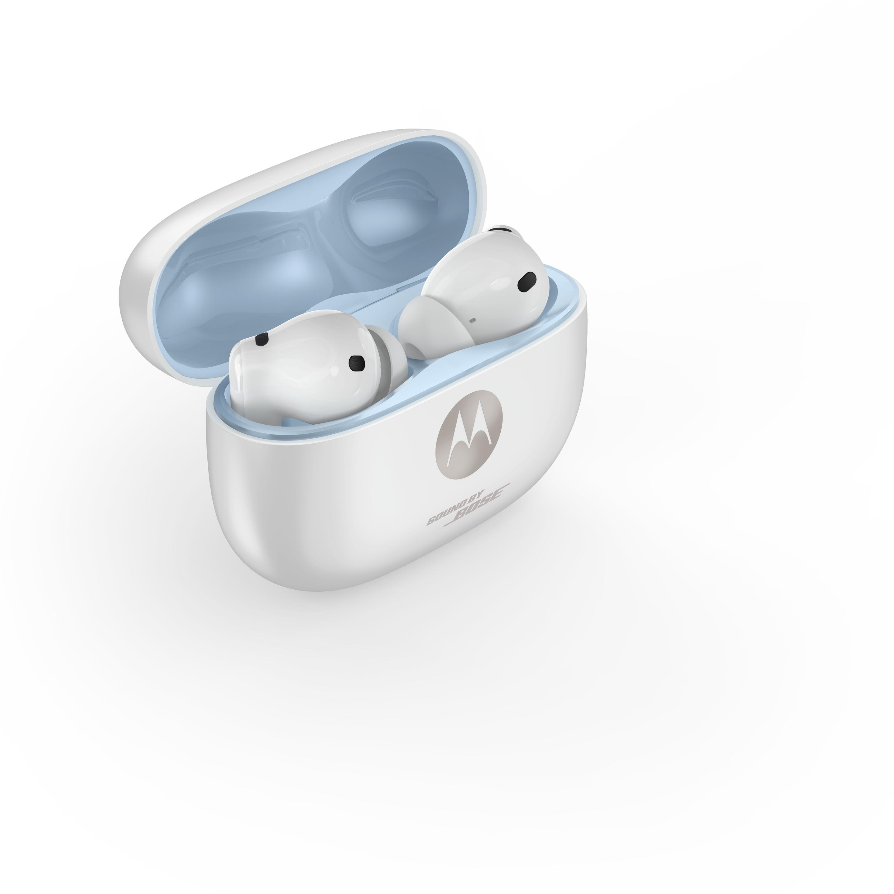 Auscultadores MOTOROLA moto buds 2 plus (4 W - Sem fios - Branco PANTONE Cool White), miniatura 9