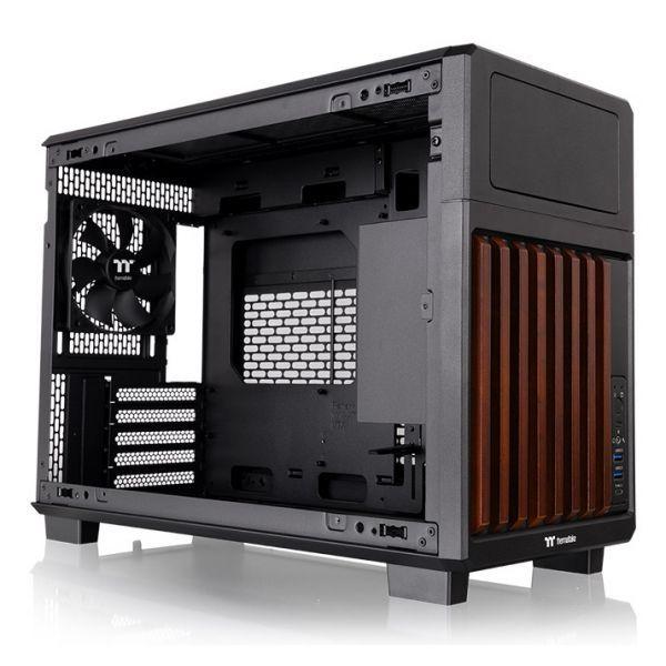 Caixa PC THERMALTAKE TR200 WS (Mini-ITX, micro ATX - PS2 - 2.5" - Preto) — miniatura 3