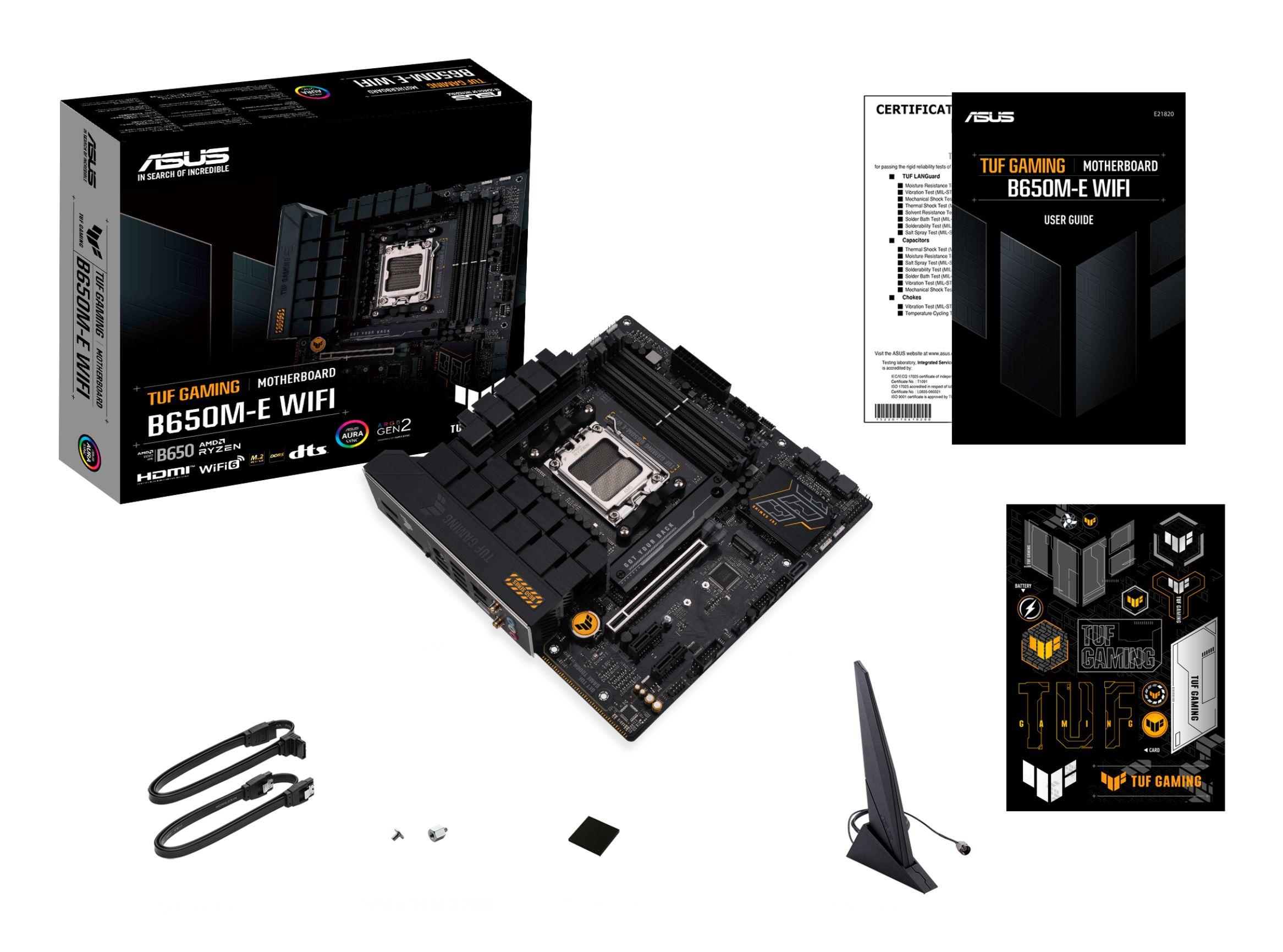 Motherboard ASUS TUF GAMING B650M-E WIFI (AM5 - AMD Ryzen série 7000 - micro-ATX), miniatura 2