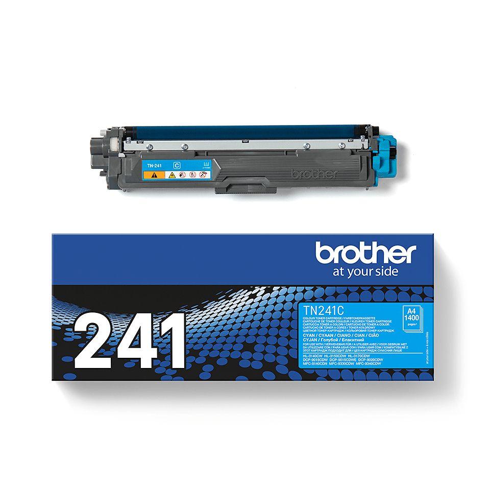 Toner BROTHER TN-241C (1400 páginas - Ciano), miniatura 4