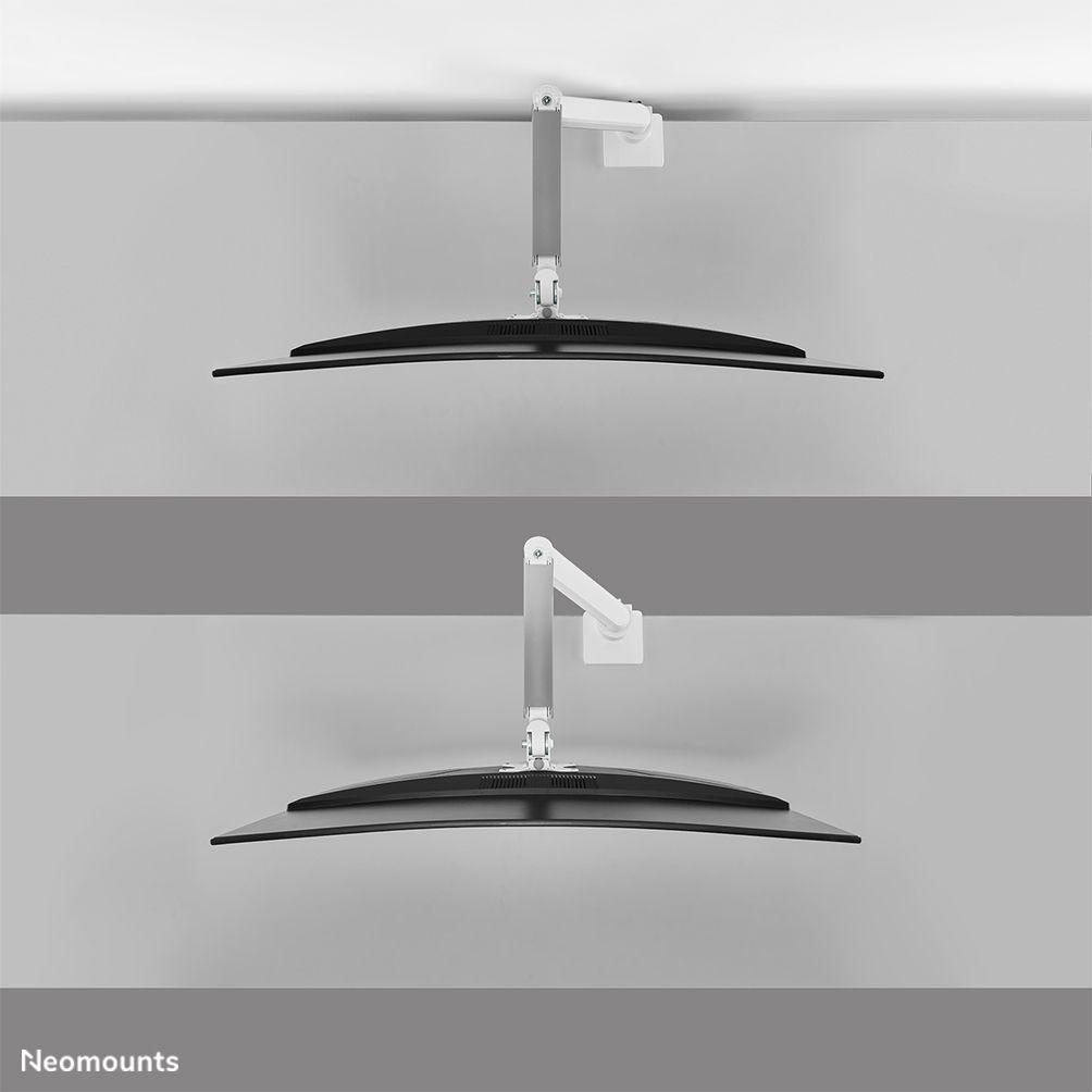 Suporte de Monitor de Secretária NEOMOUNTS DS70PLUS-450WH1 (17"-49" - Até 18 kg - Branco), miniatura 6