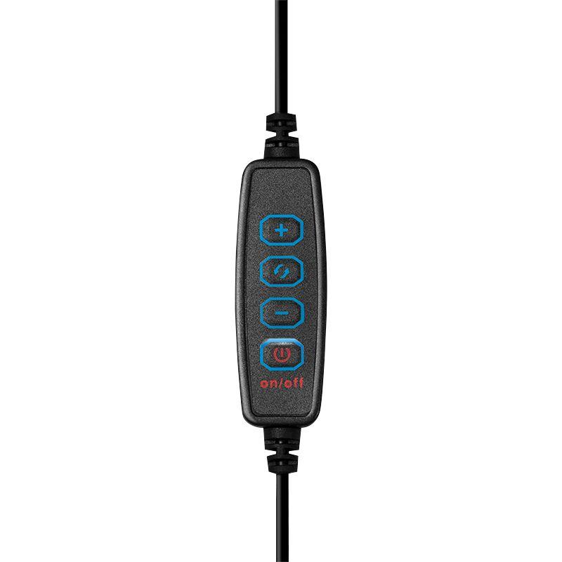 Anel de Iluminação LED com Suporte de Telemóvel LOGILINK AA0150 (7" - 10 W - Preto), miniatura 3