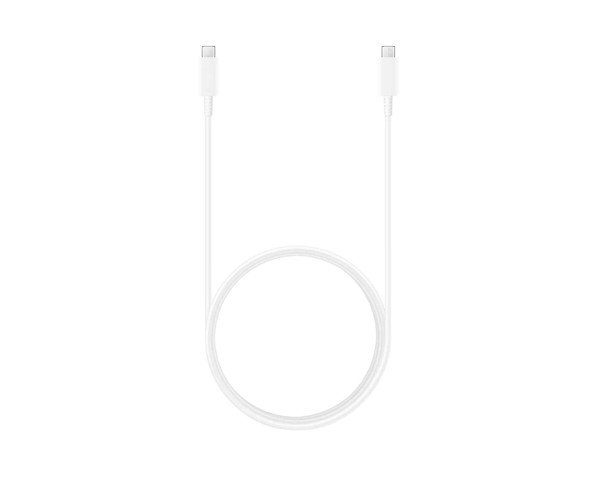 Cabo USB-C SAMSUNG EP-DX510JWEGEU (1,8 m - USB C - Branco)