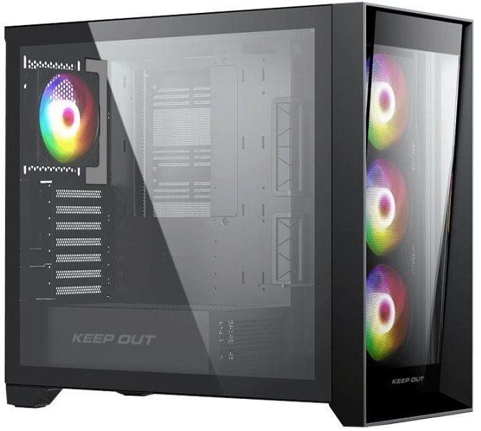 Caixa PC Gaming KEEP OUT XC-911PROXL+ (Preto) — miniatura 3