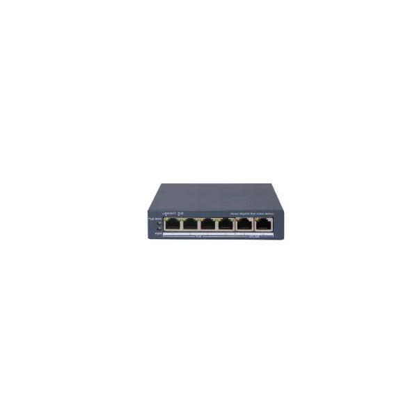 Switch de Rede Gerível HIKVISION DS-3E1506P-EI/M (1 MB - 14 Gbit/s - Gigabit Ethernet - Cinzento) — miniatura 2
