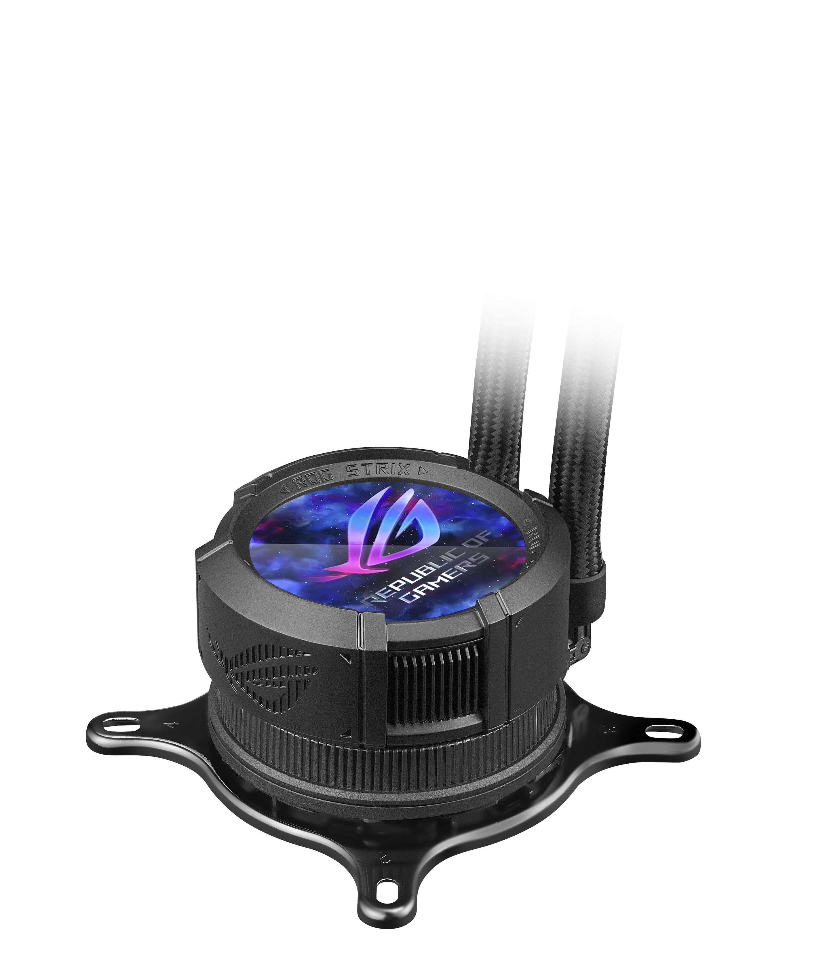 Refrigeração Líquida Tudo-em-Um ASUS ROG Strix LC III 360 ARGB LCD XL (120 mm - 3 ventoinhas - 2200 RPM - Preto), miniatura 8