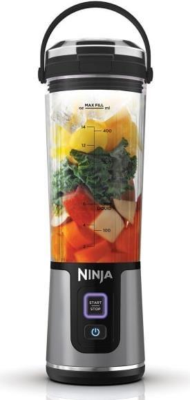 Liquidificadora Portátil NINJA Blast BC151EUBK (Liquidificadora desportiva - 14,4 W - 0,53 l - Preto)