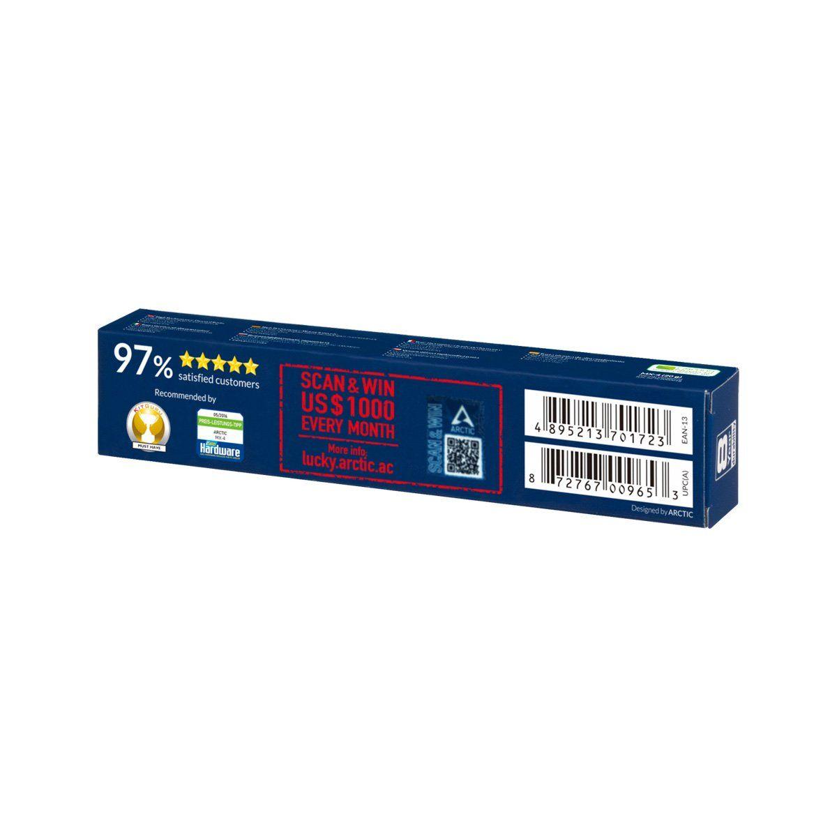 Pasta Térmica ARCTIC MX-4 2019 (Cola térmica - 8,5 W/m·K - 2,5 g/cm³ - Azul e Branco) — miniatura 3