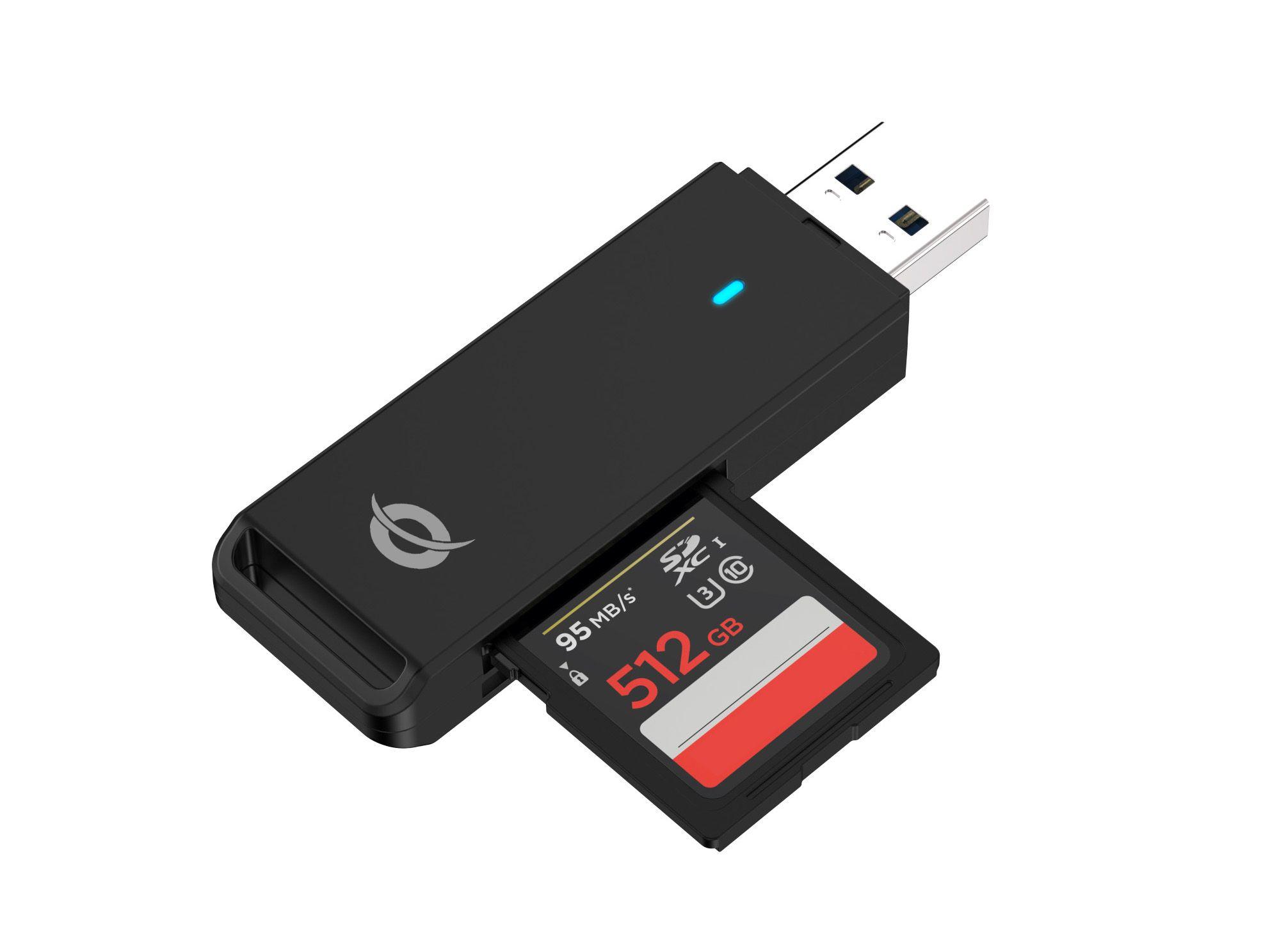 Leitor de Cartões de Memória CONCEPTRONIC BIAN02B (USB 3.2 Gen 1 Type-A - Preto), miniatura 4