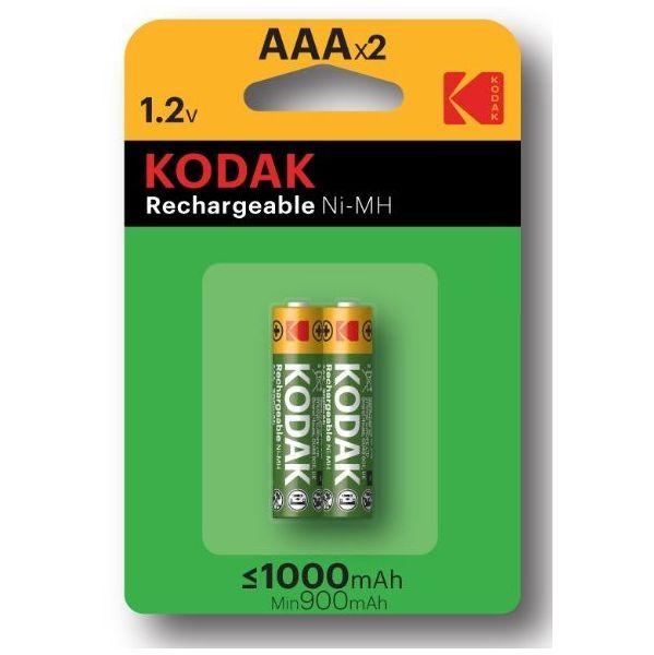Baterias Recarregáveis KODAK 30954021 (AAA/LR3 - Ni-MH - 1000 mAh - Blister de 2), miniatura 2