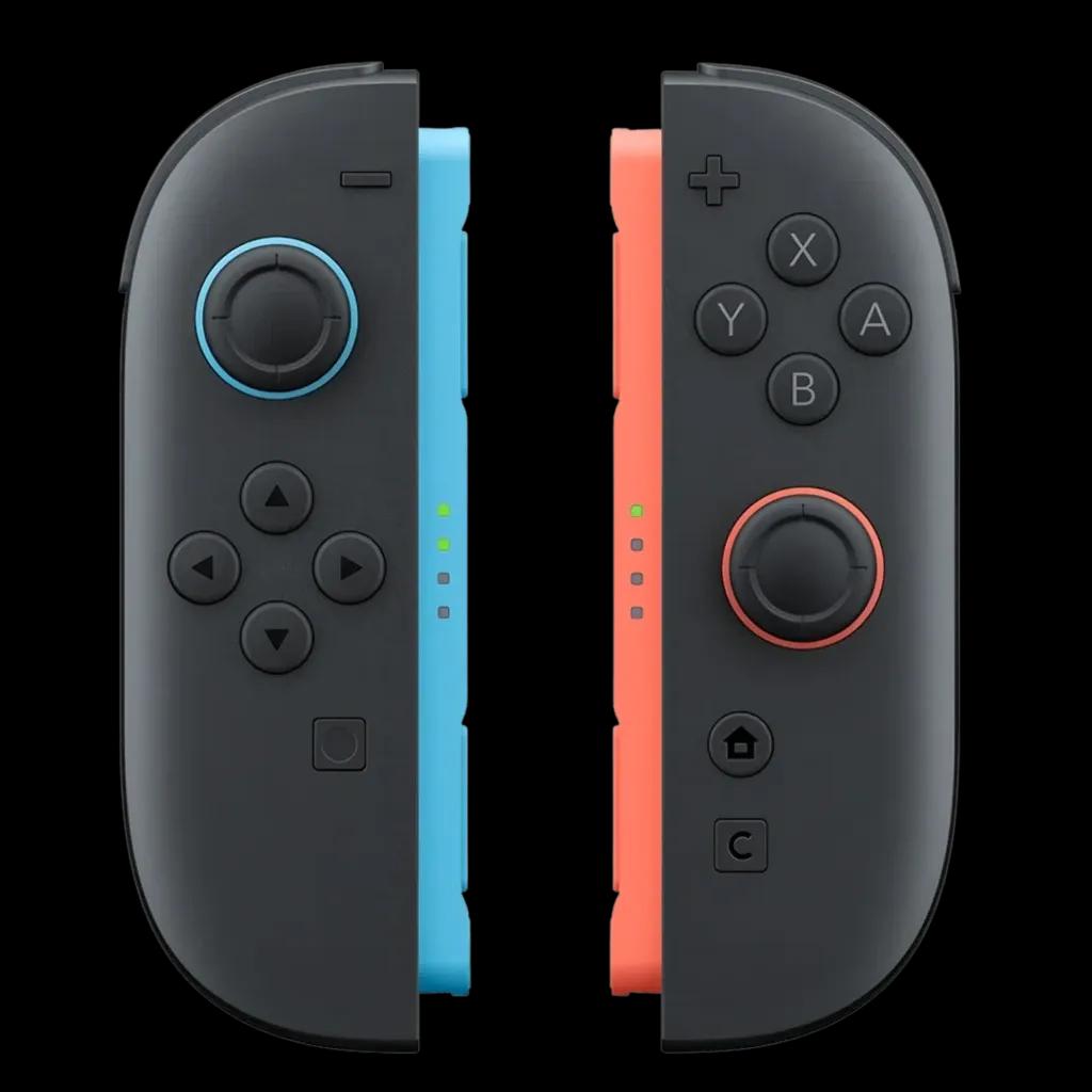 Conjunto de Comandos POWERGAMING Magnetic Set S2 (Nintendo Switch - Sem fios - Azul/Vermelho)