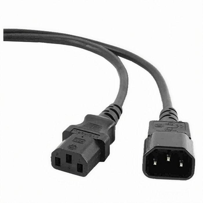 Cabo de Alimentação GEMBIRD PC-189 (1,8 m - Acoplador C14 - Preto), miniatura 2