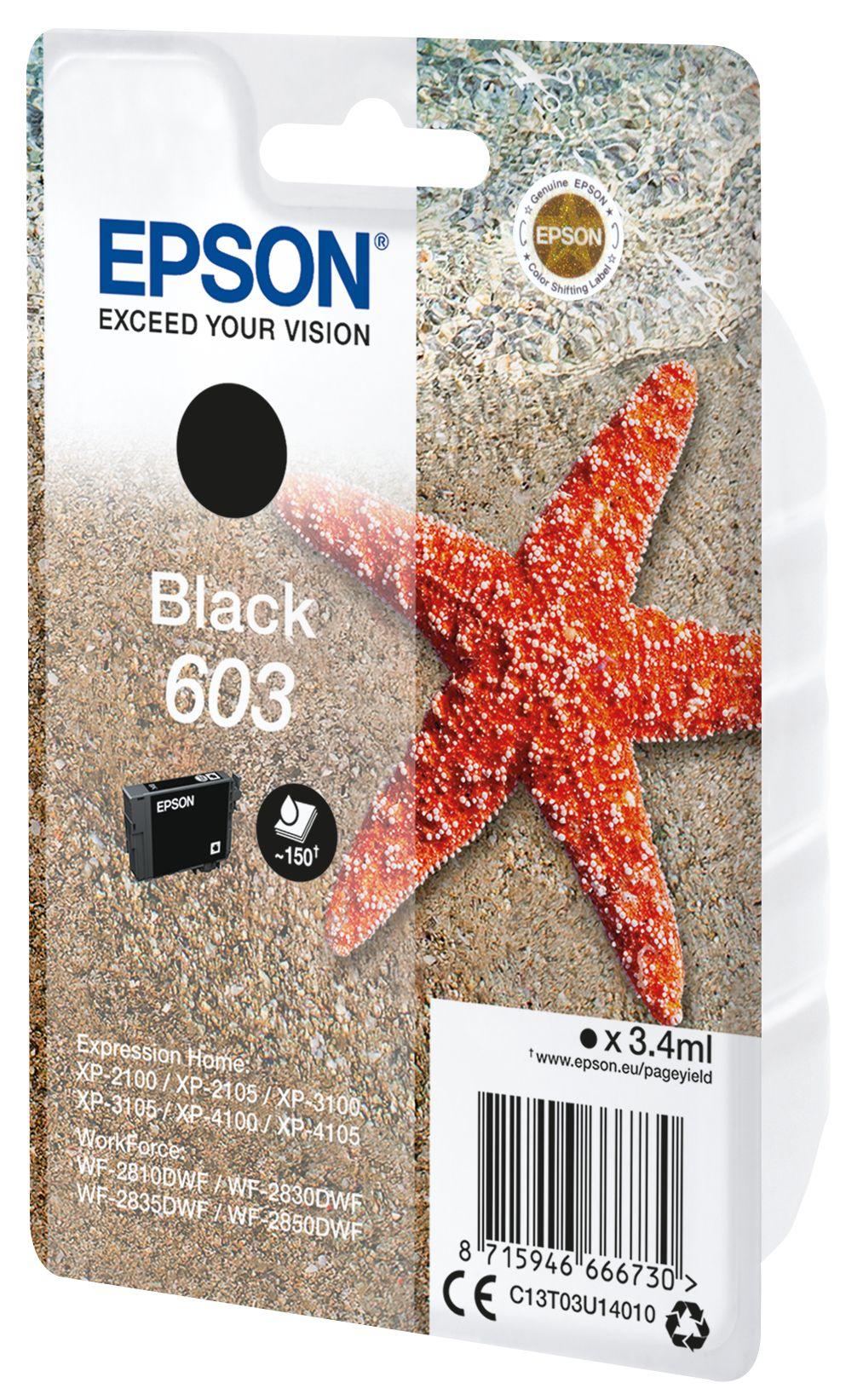 Tinteiro EPSON 603 C13T03U14010 (Preto), miniatura 7