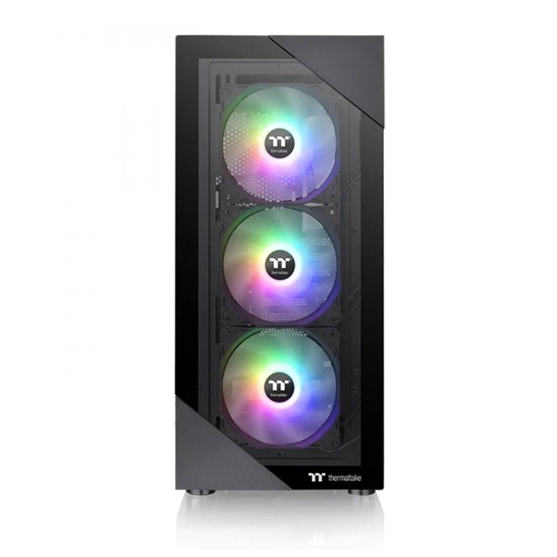 Caixa PC THERMALTAKE View 200 TG ARGB (ATX, micro ATX, Mini-ITX - PS2 - Midi Tower - Preto)