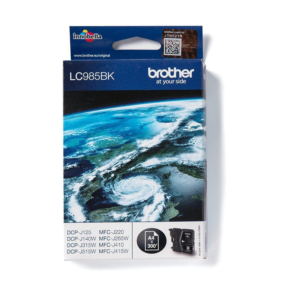 Tinteiro BROTHER LC985BK (300 páginas - Preto)